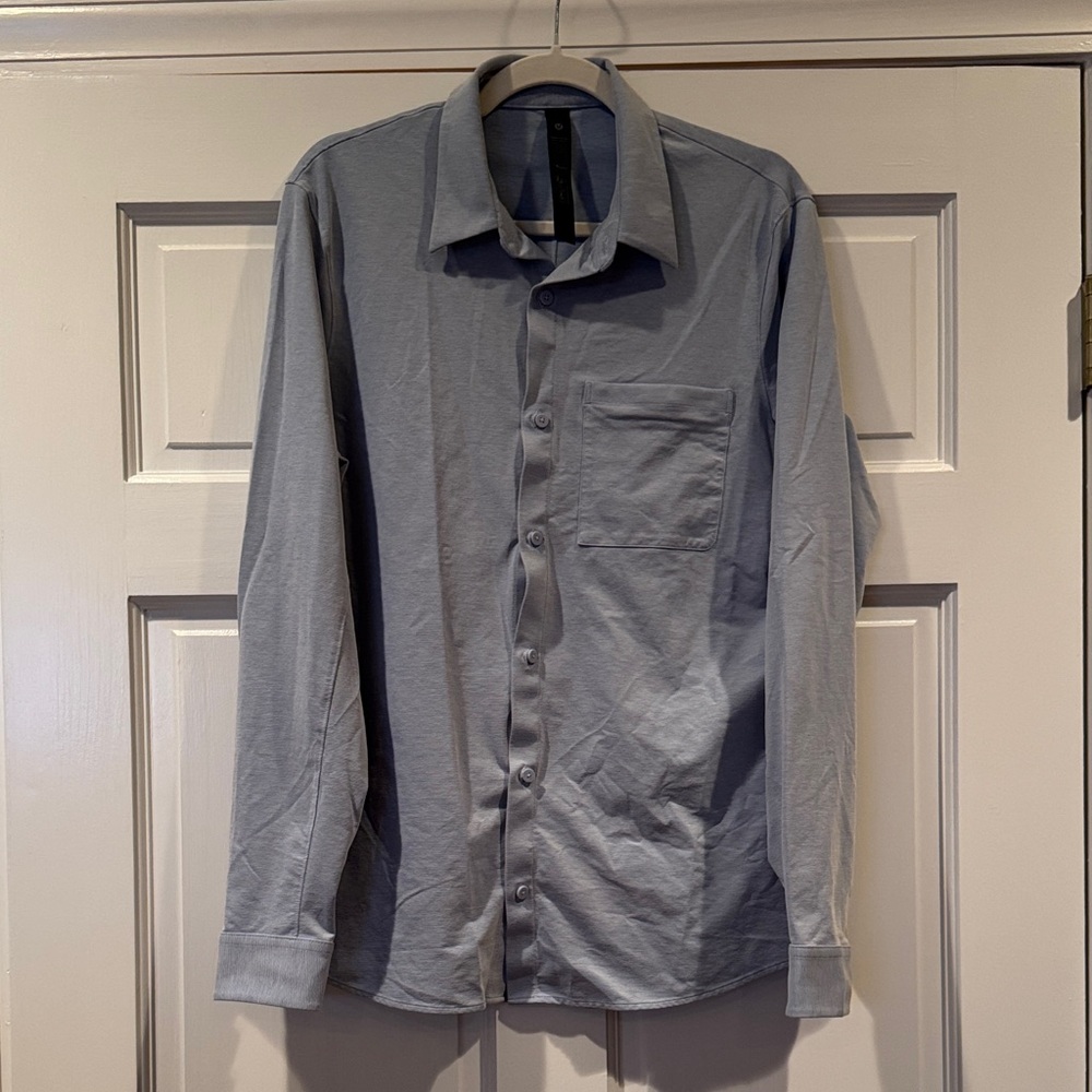 Men's blue Button-Up Shirt